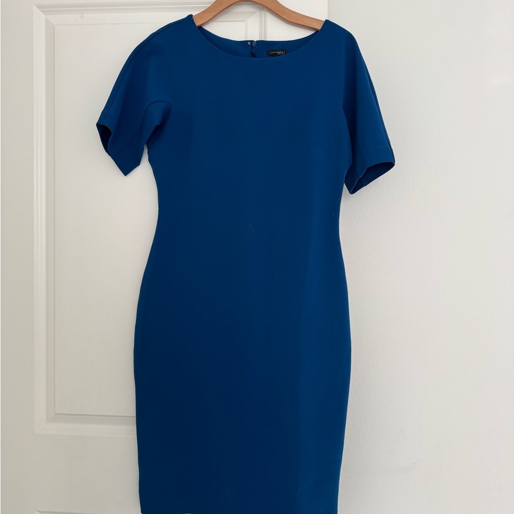 Ann Taylor Royal Blue Sheath Dress